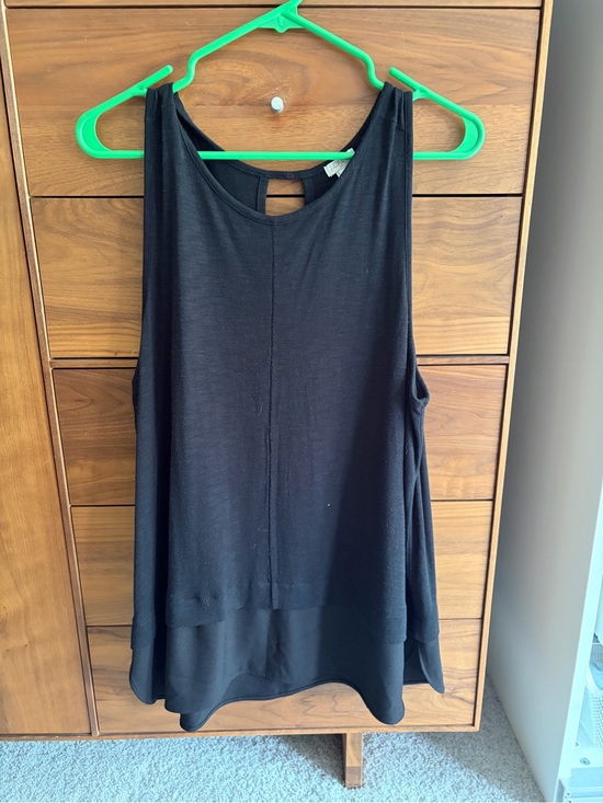 J. Crew Tops - J. Crew Black Sleeveless Tank with Back Keyhole